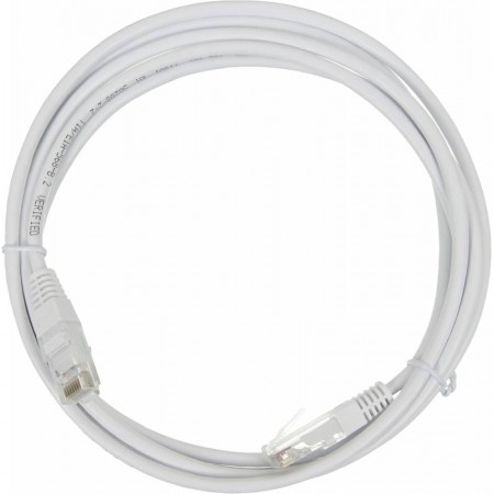 Патч-корд Lanmaster TWT-45-45-2.0-WH UTP RJ-45 вил.-вилка RJ-45 кат.5E 2м белый ПВХ (уп.:1шт)