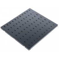 Полка стационарная ЦМО СВ-58-9005 0.5U нагр.:45кг. 19" 582мм черный (упак.:1шт)