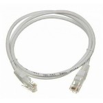 Патч-корд Lanmaster LAN-PC45/U5E-1.0-GY UTP RJ-45 вил.-вилка RJ-45 кат.5E 1м серый LSZH (уп.:1шт)