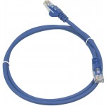 Патч-корд Lanmaster LAN-PC45/U5E-1.0-BL UTP RJ-45 вил.-вилка RJ-45 кат.5E 1м синий LSZH (уп.:1шт)