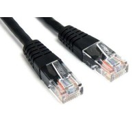 Патч-корд Lanmaster TWT-45-45-0.5-BK UTP RJ-45 вил.-вилка RJ-45 кат.5E 0.5м черный ПВХ (уп.:1шт)