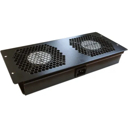 Блок вентиляторов Lanmaster (TWT-CBA-FANB2) 2 вент. черный (упак.:1шт)