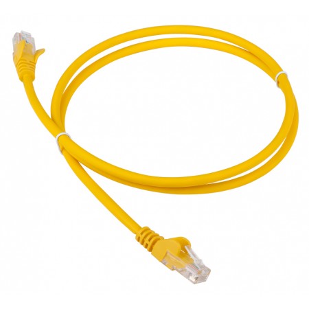 Патч-корд Lanmaster LAN-PC45/U5E-1.0-YL UTP RJ-45 вил.-вилка RJ-45 кат.5E 1м желтый LSZH