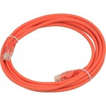 Патч-корд Lanmaster LAN-PC45/U5E-3.0-OR UTP RJ-45 вил.-вилка RJ-45 кат.5E 3м оранжевый LSZH (уп.:1шт)