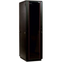 Шкаф серверный ЦМО (ШТК-М-42.8.10-1ААА-9005) напольный 42U 800x1000мм пер.дв.стекл задн.дв.спл.стал.лист 2 бок.пан. направл.под закл.гайки 550кг черный 855мм 134.6кг 180град. 2030мм IP20 сталь