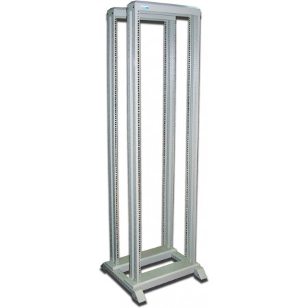 Стойка двухрамная Lanmaster TWT-RACK2-29U-6X6 29U 600ммX600мм 350кг серый