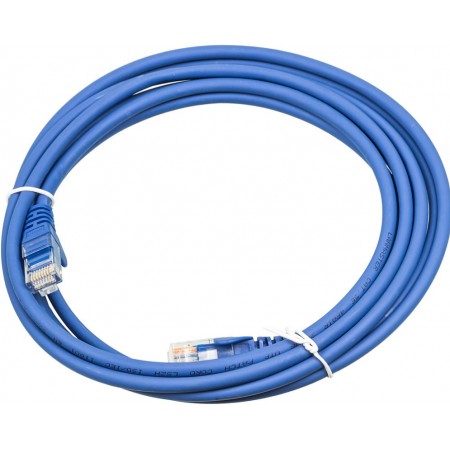 Патч-корд Lanmaster LAN-PC45/U5E-3.0-BL UTP RJ-45 вил.-вилка RJ-45 кат.5E 3м синий LSZH (уп.:1шт)