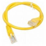 Патч-корд Lanmaster TWT-45-45-0.5-YL UTP RJ-45 вил.-вилка RJ-45 кат.5E 0.5м желтый ПВХ (уп.:1шт)