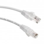 Патч-корд Lanmaster LAN-PC45/U5E-1.0-WH UTP RJ-45 вил.-вилка RJ-45 кат.5E 1м белый LSZH (уп.:1шт)