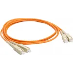 Патч-корд Lanmaster LAN-2SC-2SC/OM3-2.0 2x50/125 OM3 SC дуплекс-SC дуплекс 2м LSZH оранжевый