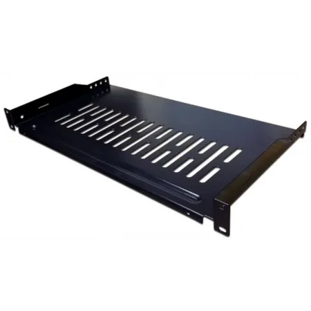Полка стационарная для приборов Lanmaster TWT-CB-SFBF150-1U/18 1U нагр.:18кг. 19" черный (упак.:1шт)