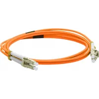 Патч-корд Lanmaster LAN-2LC-2LC/OM3-3.0 2x50/125 OM3 LC дуплекс-LC дуплекс 3м LSZH голубой