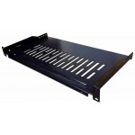 Полка стационарная Lanmaster TWT-CB-SFBF250-1U/18 1U нагр.:18кг. 19" 250мм черный (упак.:1шт)