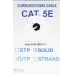 Кабель информационный Lanmaster NM-UTP5E2PR-CCA кат.5E U/UTP 2 парыX24AWG PVC внутренний 305м серый