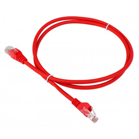 Патч-корд Lanmaster LAN-PC45/U5E-1.5-RD UTP RJ-45 вил.-вилка RJ-45 кат.5E 1.5м красный LSZH