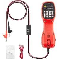 Трубка телефонная Lanmaster LAN-TELESET-100 для тестирования красный