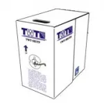 Кабель информационный Lanmaster TWT-5EUTP2-GY кат.5 U/UTP 2 парыX24AWG PVC внутренний 305м серый