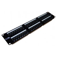 Патч-панель Lanmaster TWT-PP48UTP 19" 2U 48xRJ45 кат.5e UTP