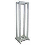 Стойка двухрамная Lanmaster TWT-RACK2-42U-6X8 42U 600ммX800мм серый