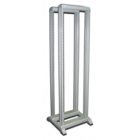 Стойка двухрамная Lanmaster TWT-RACK2-42U-6X8 42U 600ммX800мм серый