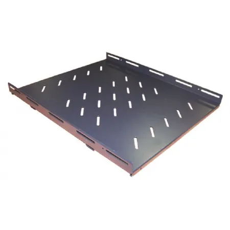 Полка стационарная Lanmaster TWT-CBB-S4-10/100 1U нагр.:100кг. 19" 730мм черный (упак.:1шт)