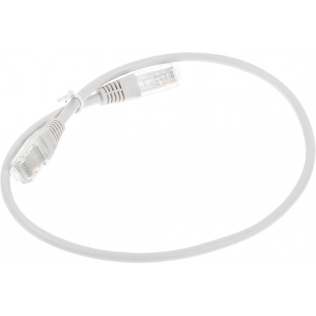 Патч-корд Lanmaster TWT-45-45-0.5-GY UTP RJ-45 вил.-вилка RJ-45 кат.5E 0.5м серый ПВХ (уп.:1шт)
