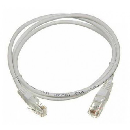 Патч-корд Lanmaster TWT-45-45-2.0-GY UTP RJ-45 вил.-вилка RJ-45 кат.5E 2м серый ПВХ (уп.:1шт)