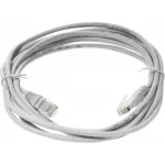 Патч-корд Lanmaster TWT-45-45-3.0-GY UTP RJ-45 вил.-вилка RJ-45 кат.5E 3м серый ПВХ (уп.:1шт)