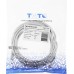 Патч-корд Lanmaster TWT-45-45-5.0-GY UTP RJ-45 вил.-вилка RJ-45 кат.5E 5м серый ПВХ (уп.:1шт)