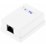 Розетка Lanmaster TWT-SM1-45-WHRJ45 1 кат.5E бел. (упак.:1шт)