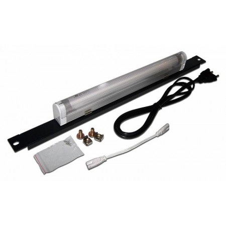 Лампа Lanmaster подсветки в настенный шкаф 19" 8W белый цвет шнур (TWT-CBW-LAMP) (упак.:1шт) 2м