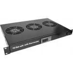Блок 3-х вентиляторов TWT (TWT-CBB-FANB3-RACK-T) 19". с подшипниками. с термостатом. 1U