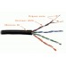 Кабель информационный Lanmaster LAN-5EUTP-OUT кат.5E U/UTP 4 парыX24AWG PE внешний 305м черный