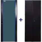 Комплект дверей TWT (TWT-CBB-DR37-6x-S-G1) 37U. 600 мм. Черный. перед - стекло. зад - металл Комплект дверей TWT (TWT-CBB-DR37-6x-S-G1) 37U. 600 мм. Черный. перед - стекло. зад - металл