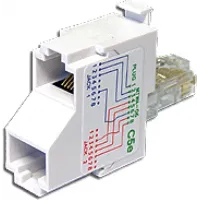 Адаптер Lanmaster TWT-T-E2-U2 белый