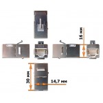 Повторитель портов Lanmaster LAN-KCP45S6A KeystoneRJ45 кат.6A стальной