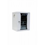Шкаф коммутационный ЦМО (ШРН-8.255-10) настенный 8U 320x305мм пер.дв.стекл серый 255мм 8.1кг 180град. 420мм