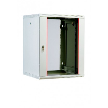 Шкаф коммутационный ЦМО (ШРН-М-12.500) настенный 12U 600x520мм пер.дв.стекл 130кг серый 456мм 21.6кг 180град. 610мм