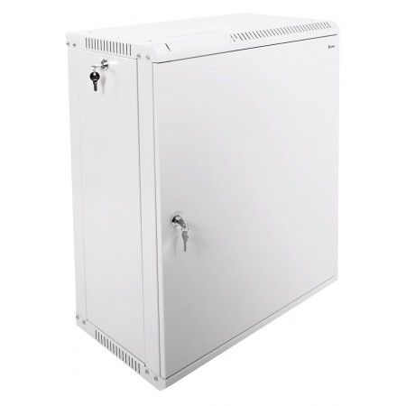 Шкаф коммутационный ЦМО ШРН-ЭКОНОМ (ШРН-Э-15.650.1) настенный 15U 600x650мм пер.дв.стал.лист 65кг серый 600мм 26.1кг 180град. 746мм