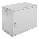 Шкаф коммутационный ЦМО ШРН-Эконом (ШРН-Э-9.650.1) настенный 9U 600x650мм пер.дв.металл 65кг серый 600мм 20.3кг 180град. 480мм