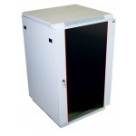 Шкаф коммутационный ЦМО (ШТК-М-27.6.6-1ААА) напольный 27U 600x600мм пер.дв.стекл задн.дв.стал.лист 2 бок.пан. направл.под закл.гайки 400кг серый 455мм 63кг 180град. 1360мм