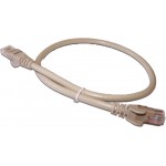Патч-корд Lanmaster LAN6-45-45-1.0-GY кат.6 1м