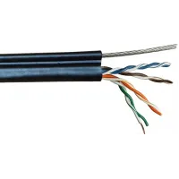 Кабель информационный Lanmaster TWT-5EUTP-OUT-TR кат.5E U/UTP 4 парыX24AWG PE внешний 305м черный