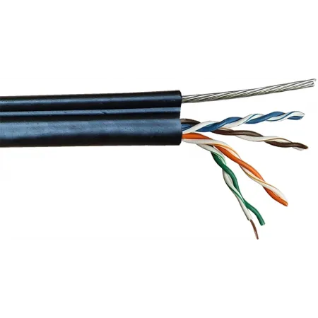 Кабель информационный Lanmaster TWT-5EUTP-OUT-TR кат.5E U/UTP 4 парыX24AWG PE внешний 305м черный