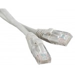 Патч-корд Lanmaster FTP TWT-45-45-0.5/S6-GY вилка RJ-45-вилка RJ-45 кат.6 0.5м серый ПВХ (уп.:1шт)