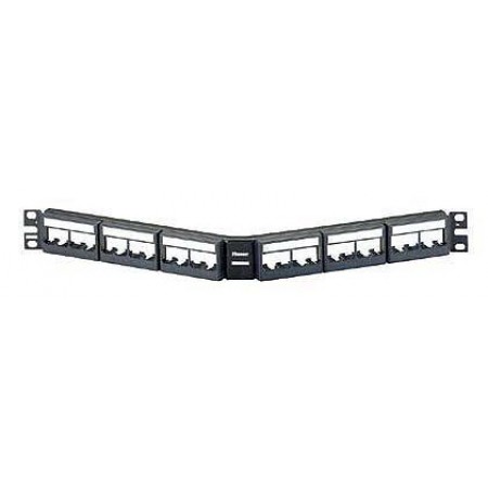 Патч-панель наборная Panduit CPPLA24WBLY 19" 1U 24x