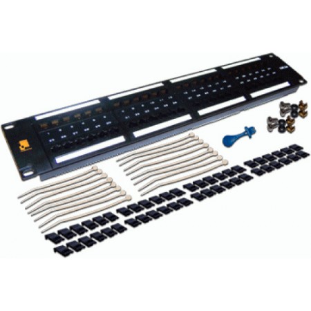 Патч-панель Lanmaster LAN-PPL48U6 19" 2U 48xRJ45 UTP