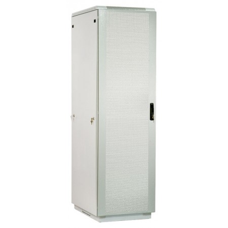 Шкаф коммутационный ЦМО (ШТК-М-42.6.8-4ААА) напольный 42U 600x800мм пер.дв.перфор. задн.дв.стал.лист 2 бок.пан. направл.под закл.гайки 1010кг серый 655мм 108.6кг 180град. 2030мм