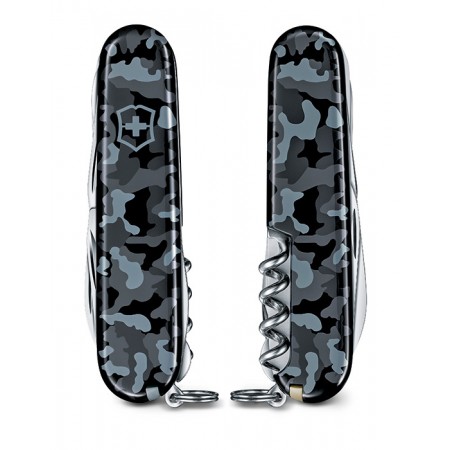 Нож перочинный Victorinox Huntsman (1.3713.942) 91мм 15функц. морской камуфляж карт.коробка
