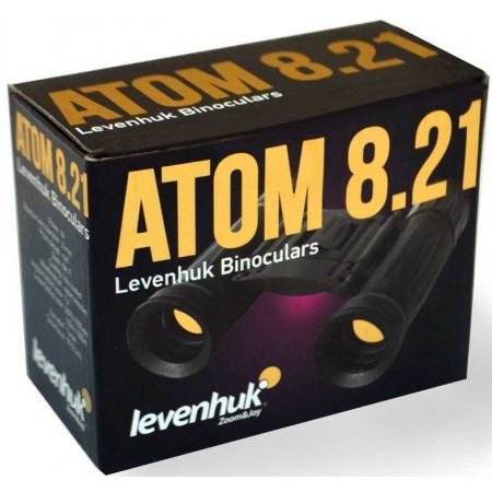 Бинокль Levenhuk 8-8x 21мм Atom 8x21 черный (67675)